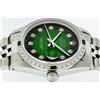 Image 8 : Rolex Stainless Steel 1.00 ctw Diamond and Emerald DateJust Men's Watch