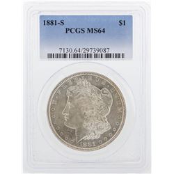 1881-S PCGS MS64 Morgan Silver Dollar