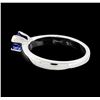 Image 3 : 0.68 ctw Tanzanite Ring - 14KT White Gold
