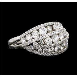 2.02 ctw Diamond Ring - 18KT White Gold