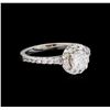 Image 1 : 1.06 ctw Diamond Ring - 14KT White Gold