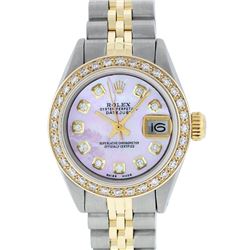 Rolex Two-Tone Diamond DateJust Ladies Watch