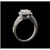 Image 4 : 14KT White Gold 1.13 ctw Diamond Ring