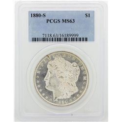 1880-S PCGS MS63 Morgan Silver Dollar