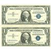 Image 1 : $1 XF/AV Silver Certificate Currency Lot of 2