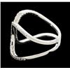 Image 3 : 0.57 ctw Diamond Ring - 14KT White Gold