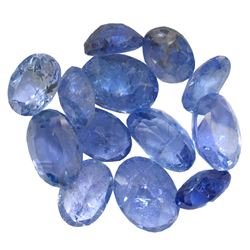 13.26 ctw Oval Mixed Tanzanite Parcel