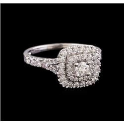 1.10 ctw Diamond Ring - 14KT White Gold