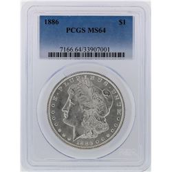 1886 PCGS MS64 Morgan Silver Dollar