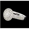 Image 1 : 1.12 ctw Diamond Ring - 14KT White Gold
