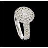 Image 4 : 1.12 ctw Diamond Ring - 14KT White Gold