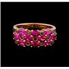 Image 2 : 1.70 ctw Pink Tourmaline and Diamond Ring - 10KT Rose Gold