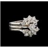 Image 1 : 1.00 ctw Diamond Ring - 14KT White Gold