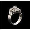 Image 4 : 1.00 ctw Diamond Ring - 14KT White Gold