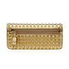 Image 1 : Tom Ford Metallic Studded Gold Zip Clutch