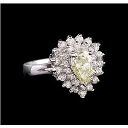 14KT White Gold 1.04 ctw Diamond Ring