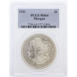 1921 PCGS MS64 Morgan Silver Dollar