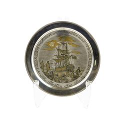 The Boston Tea Party Bicentennial Plate by the Danbury Mint