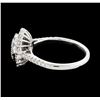 Image 3 : 0.81 ctw Diamond Ring - 14KT White Gold