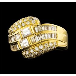 1.79 ctw Diamond Ring - 18KT Yellow Gold