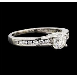 0.70 ctw Diamond Ring - 14KT White Gold