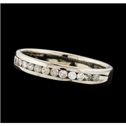 0.15 ctw Diamond Ring - 14KT White Gold