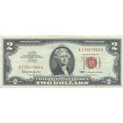 1963 $2 XF/AV Red Seal Note