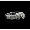 Image 1 : 18KT White Gold 2.33 ctw Diamond Ring
