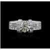 Image 2 : 18KT White Gold 2.33 ctw Diamond Ring