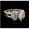 Image 1 : 18KT White Gold 1.83 ctw Diamond Ring