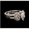 Image 3 : 18KT White Gold 1.83 ctw Diamond Ring