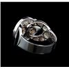 Image 3 : 0.50 ctw Diamond Ring - 14KT White Gold