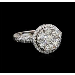 14KT White Gold 1.35 ctw Diamond Ring