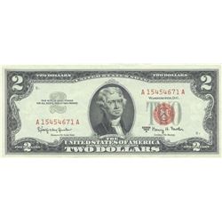 1963-A $2 XF/AV Red Seal Note