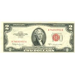 1953-C $2 XF/AV Red Seal Note