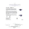 Image 4 : 4.60 ctw Tanzanite and Diamond Ring - 14KT White Gold