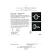 Image 5 : 2.50 ctw Emerald and Diamond Ring - 14KT White Gold