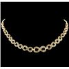 Image 1 : 4.38 ctw Diamond Necklace - 14KT Yellow Gold