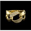 Image 2 : 0.45 ctw Diamond Ring - 14KT Yellow Gold