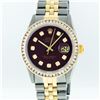 Image 1 : Rolex Two Tone 2.75 ctw Diamond DateJust Men's Watch