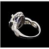 Image 3 : 14KT White Gold 3.21 ctw Tanzanite and Diamond Ring