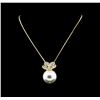 Image 2 : 30mm Seashell Crystal Star Pendant - Gold Plated