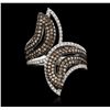 Image 2 : 18KT White Gold 1.59 ctw Diamond Ring