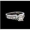 Image 1 : 1.20 ctw Diamond Ring - 14KT White Gold