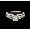 Image 2 : 1.20 ctw Diamond Ring - 14KT White Gold