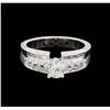 Image 2 : 1.42 ctw Diamond Ring - 18KT White Gold