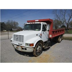 1995 INTERNATIONAL 4700 FLATBED DUMP, VIN/SN:1HTSCABK5SH679565 - S/A, IHC DIESEL ENGINE, ALLISON A/T