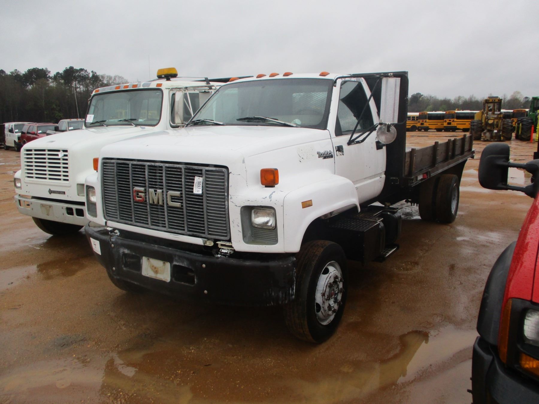1995 GMC TOPKICK DUMP, VIN/SN:1GDG6H1JXSJ524428 - S/A, CAT DIESEL ...