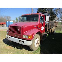 1997 INTERNATIONAL 4700 DUMP, VIN/SN:1HTSCAAN8VH491493 - S/A, DT466E ENGINE, 6 SPD TRANS, AIR BRAKES