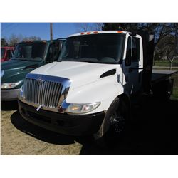 2007 INTERNATIONAL 4300 FLATBED DUMP, VIN/SN:1HTMMAAL47H463374 - S/A, IHC DIESEL ENGINE, A/T, 17' FL